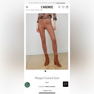 L’agence Margot coated jean